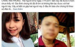 Gia đình nhờ cộng đồng mạng tìm tung tích nữ sinh Đại học Hàng Hải mất tích cùng người đàn ông mới quen