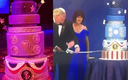 Bánh trong lễ nhậm chức của Trump bị tố nhái của Obama