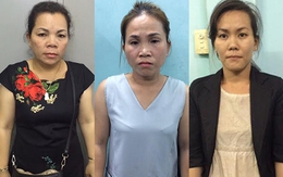 Trinh sát mật phục bắt 3 phụ nữ móc túi ở đường hoa Nguyễn Huệ