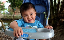Bé bị đâm xuyên sọ tươi tắn ngày đầu năm mới