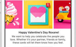 Facebook giới thiệu thiệp Valentine để bày tỏ yêu thương trong ngày lễ tình nhân