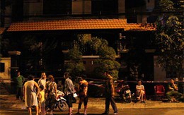 Bế con trai chạy ra khỏi biệt thự đang cháy