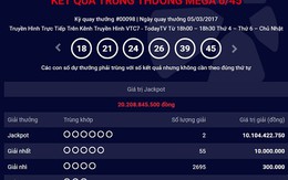 Hai khách hàng chia nhau giải Jackpot hơn 20 tỷ đồng