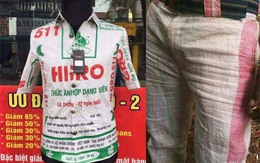Bao tải cám lợn Việt Nam thành thời trang, đắt gấp 1.000 lần