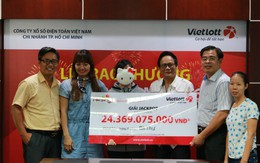 Mua vé số theo ngày sinh, nữ nhân viên văn phòng trúng 24,3 tỷ đồng