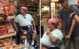 Siêu sao võ thuật Hồng Kim Bảo phải ngồi xe lăn vì quá béo