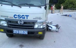 Đâm vào xe CSGT tử vong ngày đi làm thủ tục ly hôn