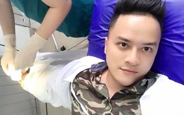 Ca sĩ Cao Thái Sơn nhập viện phẫu thuật tay, fan lo lắng