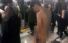 Thanh niên 20 tuổi tồng ngồng trên phố Hong Kong