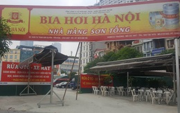 Phường Yên Hòa (Cầu Giấy, Hà Nội): Bãi xe, quán nhậu mọc la liệt trên đất dự án