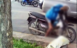 TP.HCM: Người đàn ông chết gục trên xe máy ở ven đường
