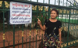 Cụ bà 65 tuổi treo biển tìm bạn trai trước cửa nhà