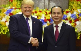 Lễ đón Tổng thống Donald Trump tại Phủ Chủ tịch