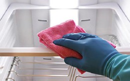 Tủ lạnh sáng bóng “kin kít” với 6 bước lau chùi chỉ mất 10 phút