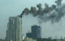 Hà Nội: Cháy lớn tại chung cư cao cấp gần hồ Tây