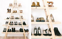 10 ý tưởng lưu trữ giày hữu ích dành riêng cho hội mê giày
