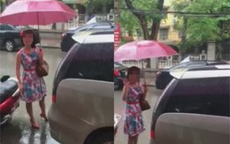 Người phụ nữ đỗ ô tô sai trước cửa hàng còn thách thức "Nhà mày có mua đường không?"