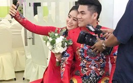 Lê Phương rạng rỡ bên chồng kém 7 tuổi trong lễ cưới ở Bình Thuận