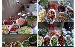 Nữ bếp trưởng Thanh Hóa khoe mâm 'buffet văn phòng' chỉ 30 nghìn/người ai cũng thèm