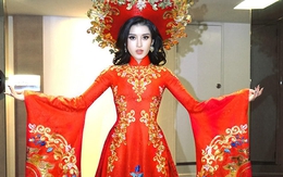 Trang phục dân tộc của Huyền My ở Hoa hậu Hòa bình bị tố sao chép