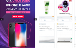 Có thể mua Iphone X giá 5 triệu đồng vào ngày mua sắm trực tuyến