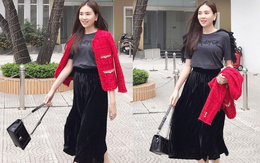 Xinh đẹp, giỏi giang và có cả một tủ túi hiệu hoành tráng, chẳng trách ai cũng ghen tị với Mai Ngọc