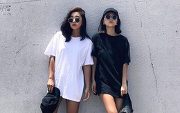 Nếu mê áo phông bạn phải về đội của cô nàng này, vì cô ấy có tới 1001 cách kết hợp