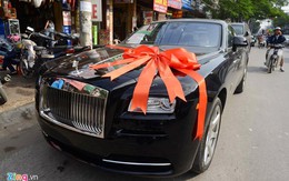 Đại gia tặng Rolls-Royce Ghost cho Thu Ngân trong đám hỏi