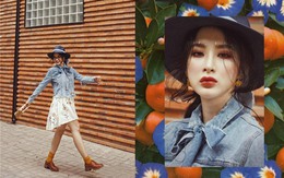 Quay 180 độ sang phong cách Vintage cực ngọt, 'quả bom sex' Angela Phương Trinh hiền dịu bất ngờ