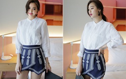 Đâu cần diện váy, cứ mặc quần short cách điệu là bạn đã nữ tính hết nấc