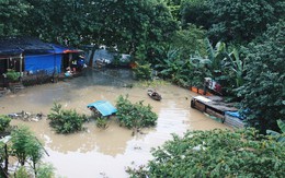 Bãi giữa sông Hồng biến thành ốc đảo sau những ngày mưa lớn, cuộc sống của người dân bị đảo lộn