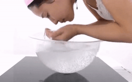Đổ nước có ga ra chậu rồi ngâm mặt trong 10 giây, điều kì diệu xảy ra với làn da