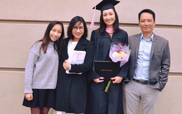 Con gái Mỹ Linh - Anh Quân xinh đẹp rạng ngời trong ngày nhận bằng tốt nghiệp đại học âm nhạc danh tiếng của Mỹ