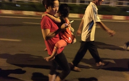 Vụ cháy nổ tại cảng Sài Gòn: Người già trẻ nhỏ hối hả ôm tài sản chạy ra ngoài, chờ dập lửa