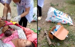 Xôn xao hình ảnh bác sĩ đỡ đẻ ngay giữa đường do sản phụ đau quằn quại, bé gái đã nhô đầu