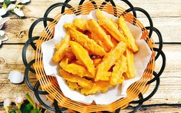 Cách làm khoai lang chiên vỏ ngoài giòn rụm, bên trong thơm bùi