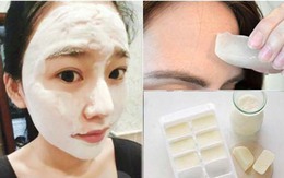 Lấy gói sữa bỏ vào ngăn đá cho đông lại rồi chà lên mặt xem điều gì xảy ra