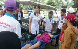 Đứt cáp trò chơi siêu nhún trên Hồ Mây, 1 du khách nhập viện
