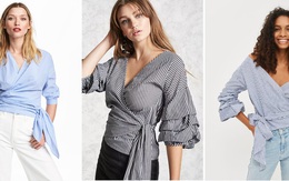 Sơmi đúng mốt nhất bây giờ là cứ phải tay bồng, vắt chéo, buộc vạt