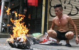 Hà Nội: Phố cổ mù mịt hóa vàng mã trong ngày cúng "cô hồn"