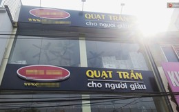 Xôn xao slogan của một cửa tiệm bán quạt trần ở Hà Nội: Quạt trần cho người giàu!