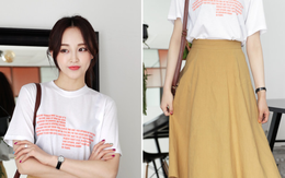 Tưởng không liên quan nhưng váy và giày sneakers lại hợp nhau ra phết!