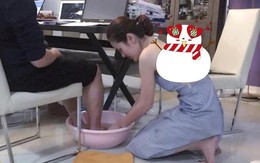 Cận ngày 8/3, bức ảnh nữ doanh nhân xinh đẹp rửa chân cho chồng "vì nghĩa" khiến dân mạng xôn xao