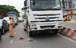 Qua đường, người phụ nữ bị xe bồn tông tử vong