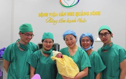 Quảng Ninh: Em bé đầu tiên chào đời nhờ thụ tinh trong ống nghiệm