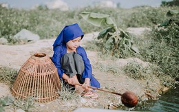Cô bé 8 tuổi hoá thân thành nàng Tấm phiên bản nhí
