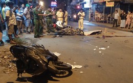 Tai nạn liên hoàn 4 xe máy, 2 người chết, 4 người bị thương