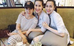 Tăng Thanh Hà thon thả khi lần đầu xuất hiện sau sinh