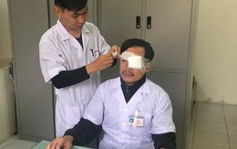 Thái Bình: Đang cấp cứu bệnh nhân, bác sĩ bị đánh gẫy xương sống mũi, chấn thương mắt trái