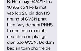 Trường Tiểu học Thanh Liệt: Cảnh báo phụ huynh về đối tượng lạ mặt vào xin đón học sinh